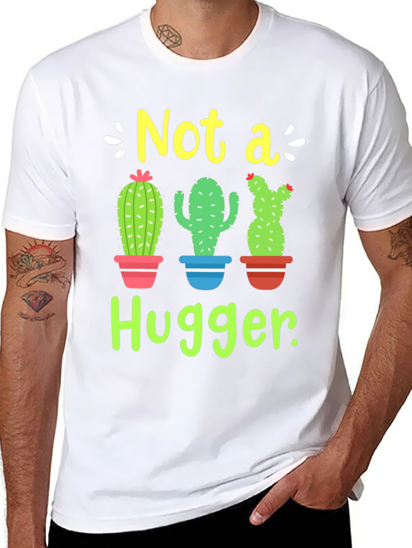 Not a Hugger Cactus T-Shirt