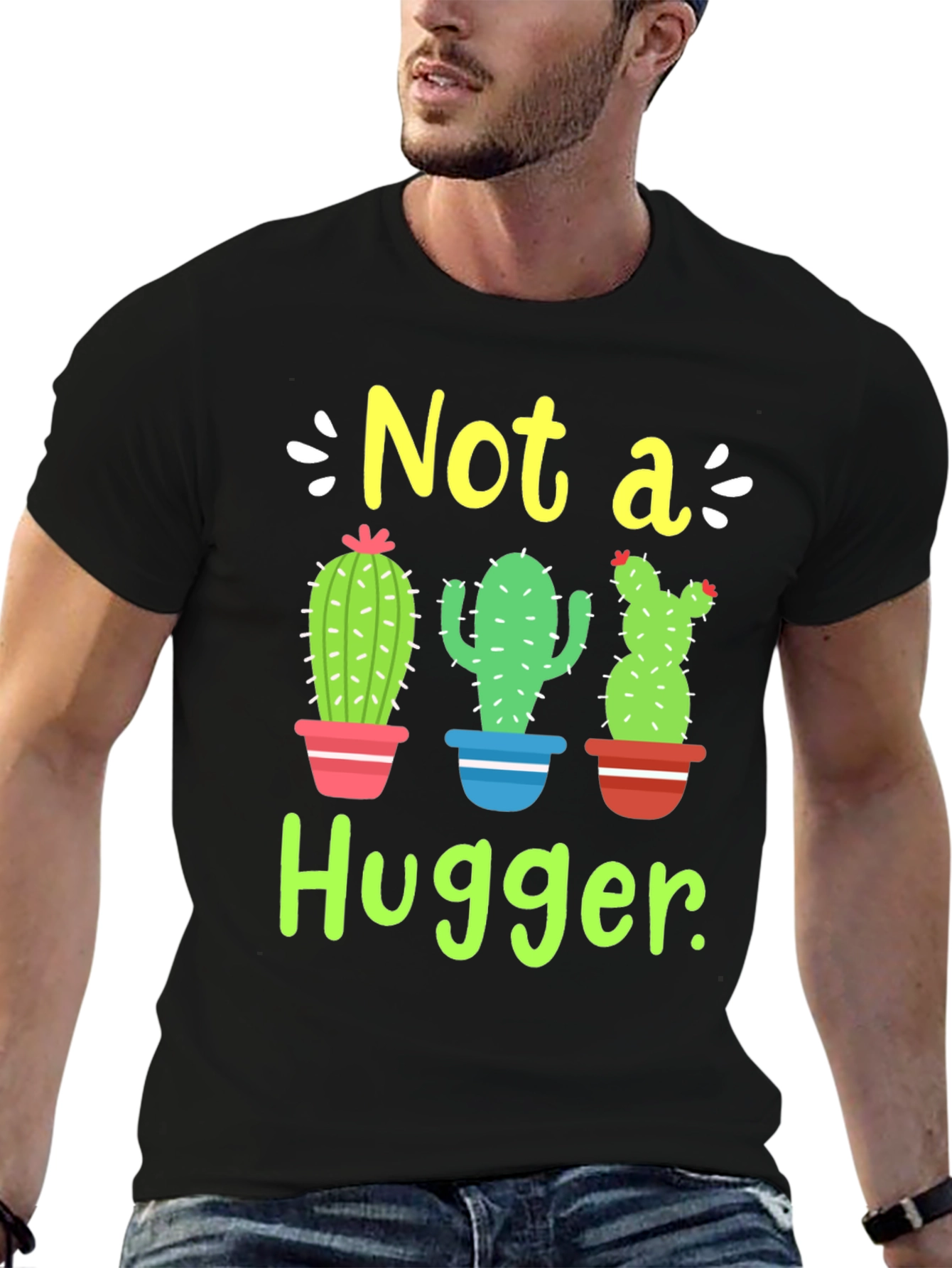 Not a Hugger Cactus T-Shirt