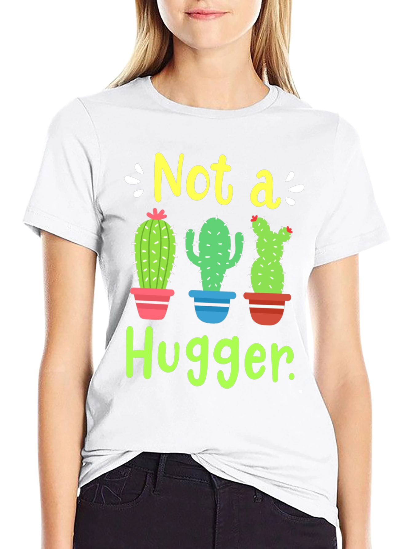 Not a Hugger Cactus T-Shirt