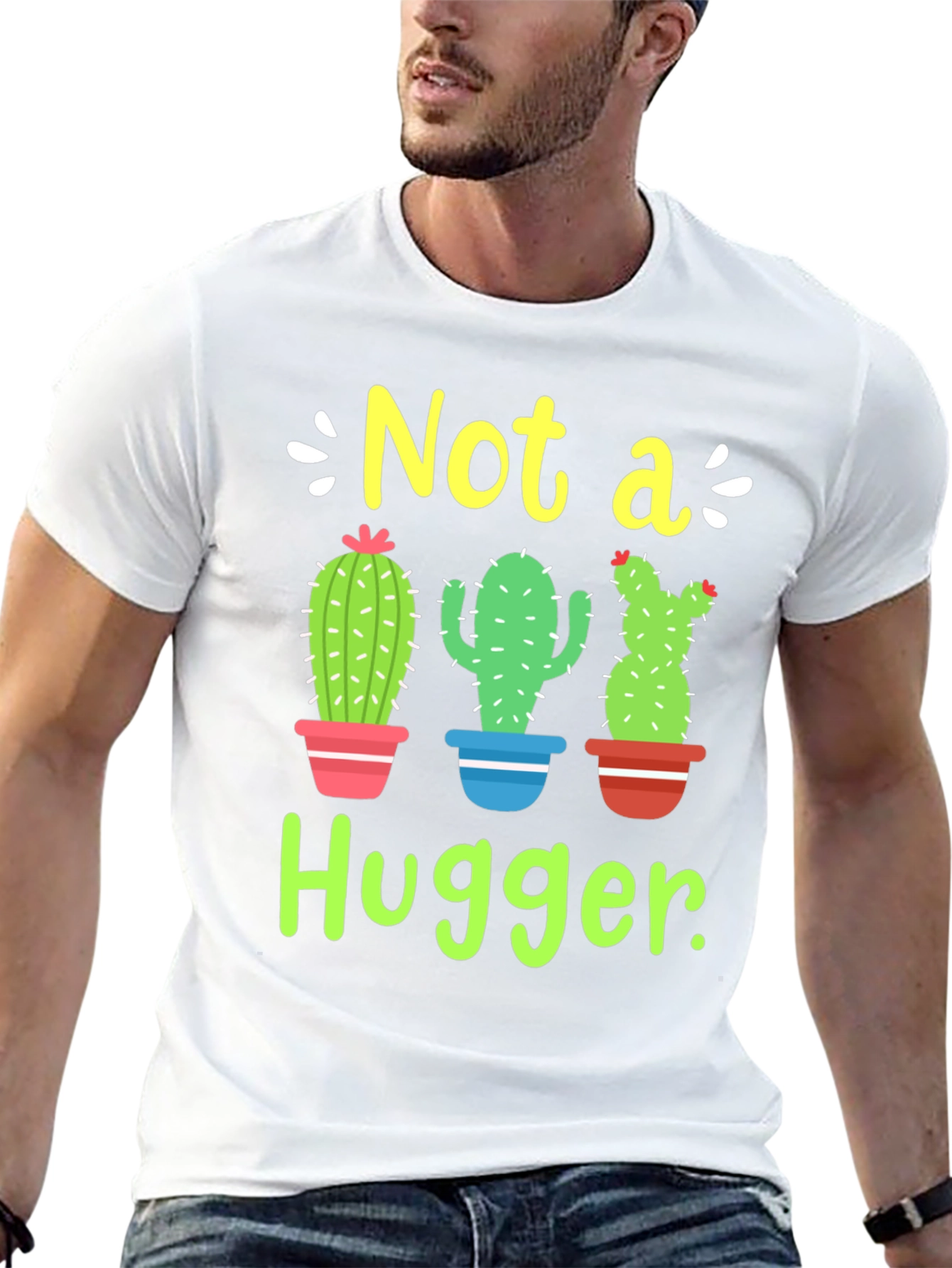 Not a Hugger Cactus T-Shirt