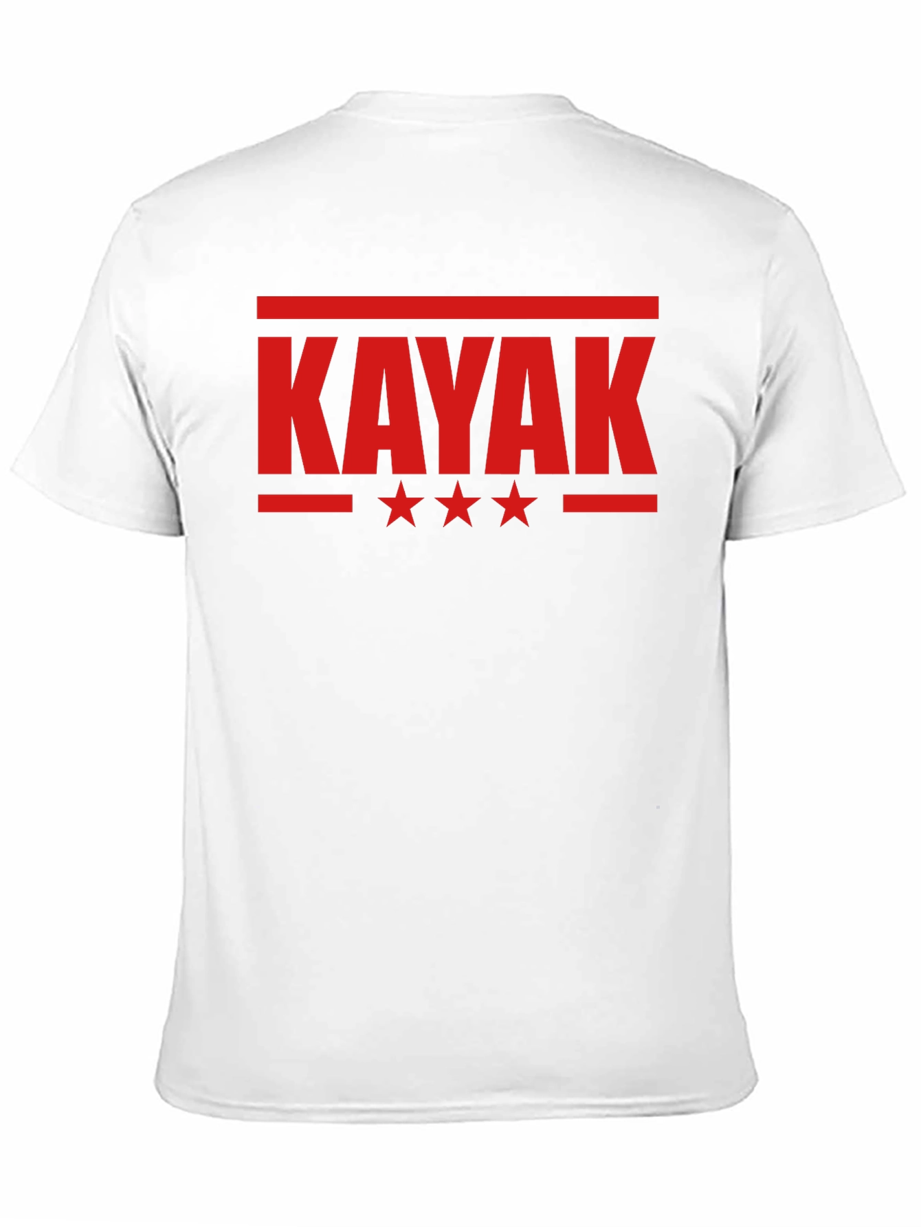 Kayak Graphic Tee - Black Cotton Blend