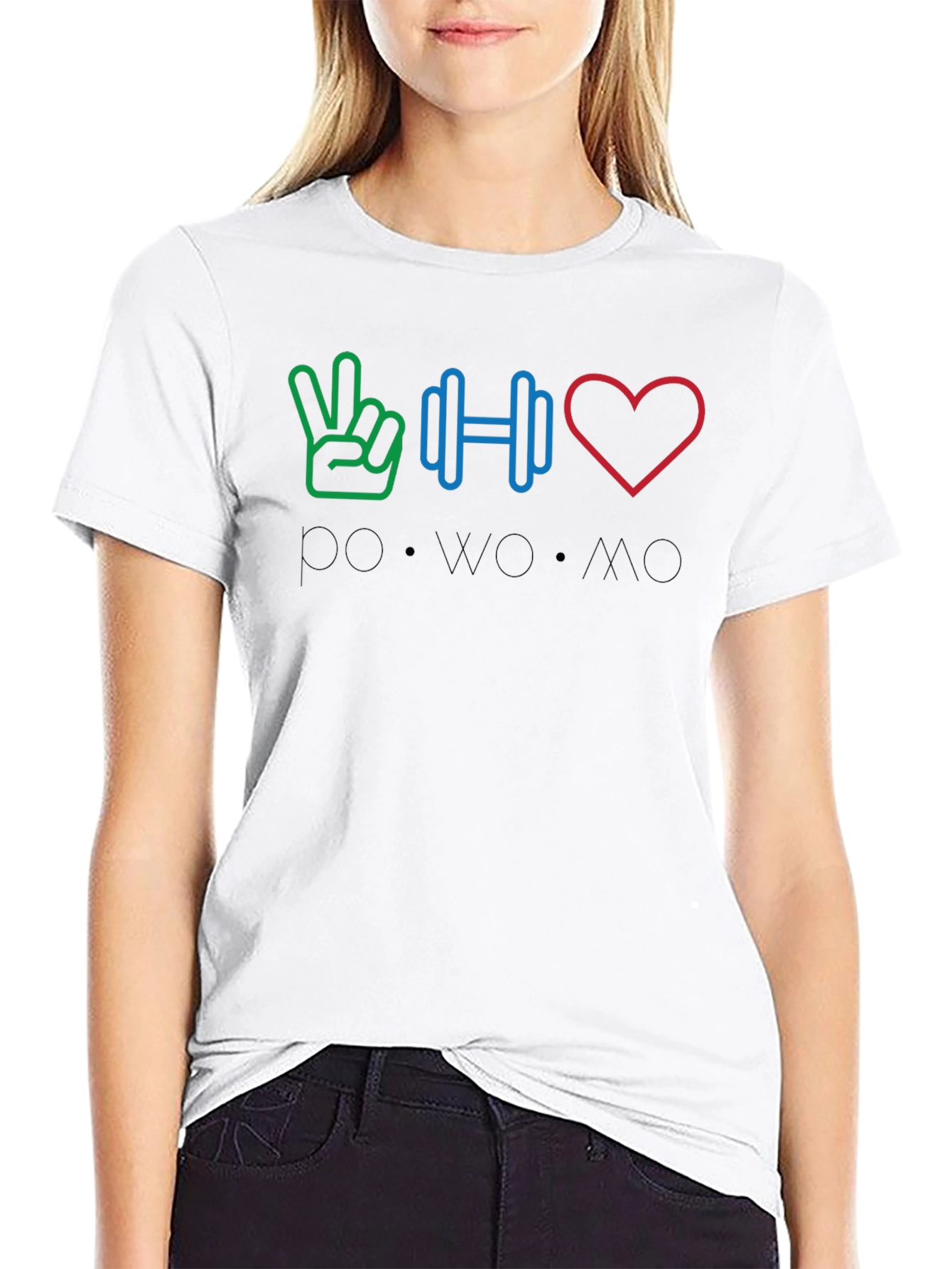 Peace Weights Love - POWOMO T-Shirt