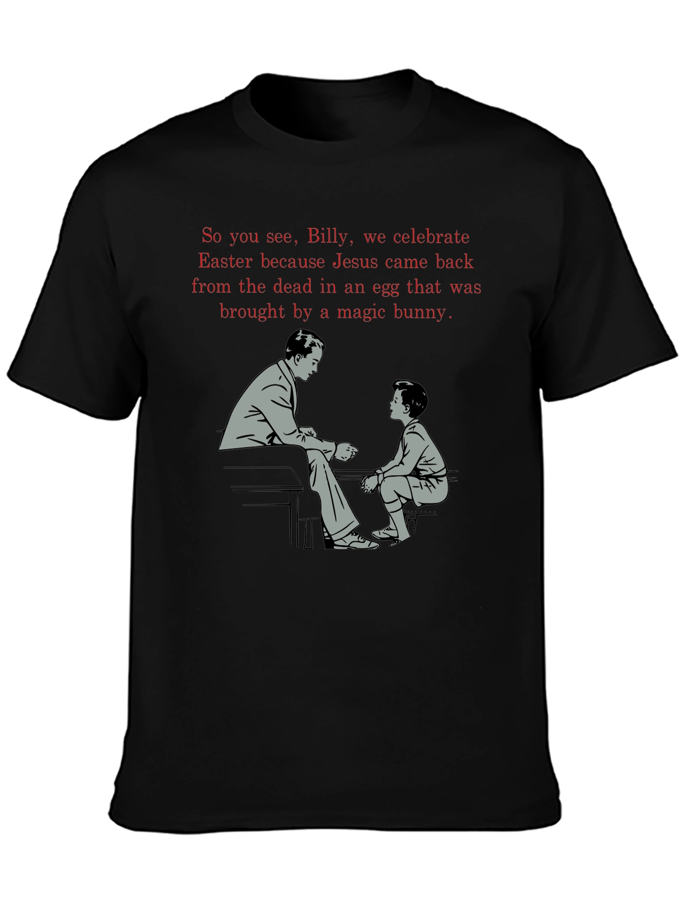 Funny Easter T-Shirt - Jesus in an Egg