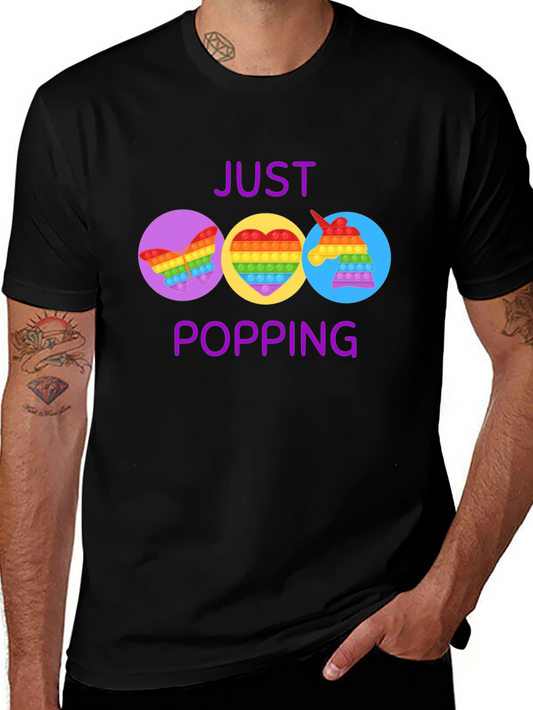 Just Popping Pop It Graphic T-Shirt