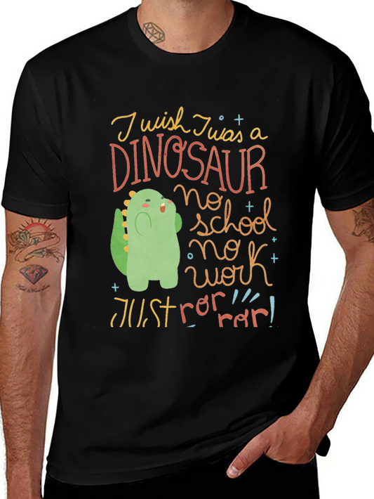 Dinosaur Graphic Tee - No School No Work!