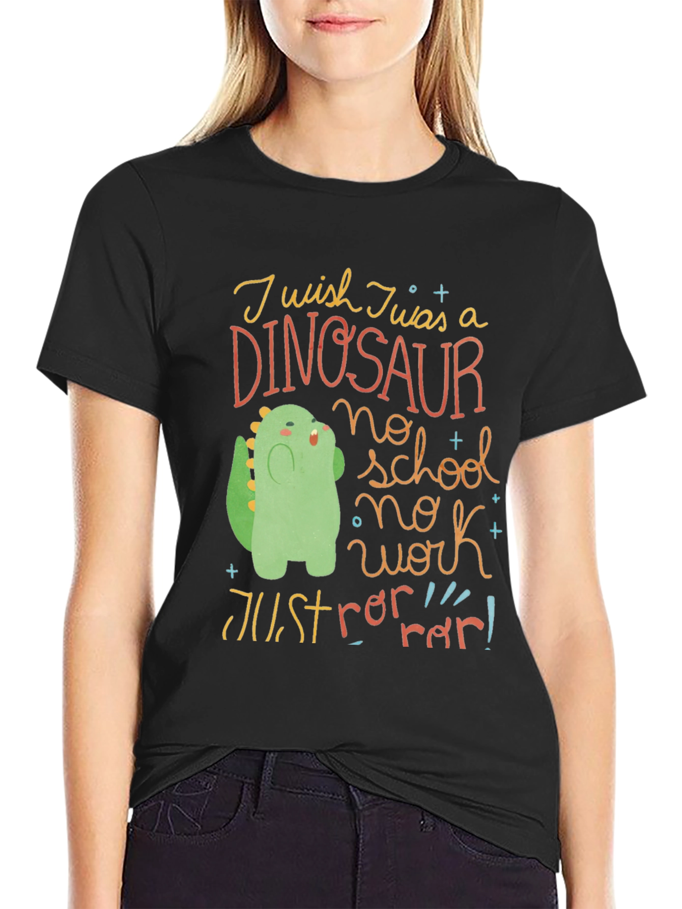 Dinosaur Graphic Tee - No School No Work!