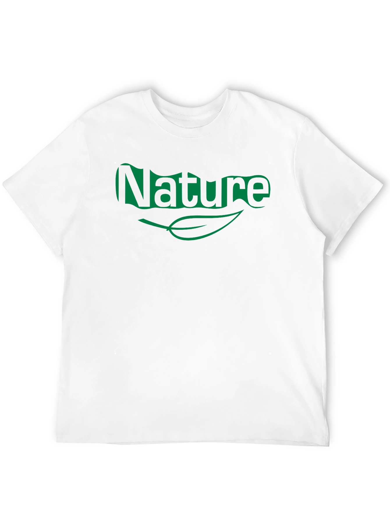 Nature Graphic Tee - Black Short Sleeve Shirt