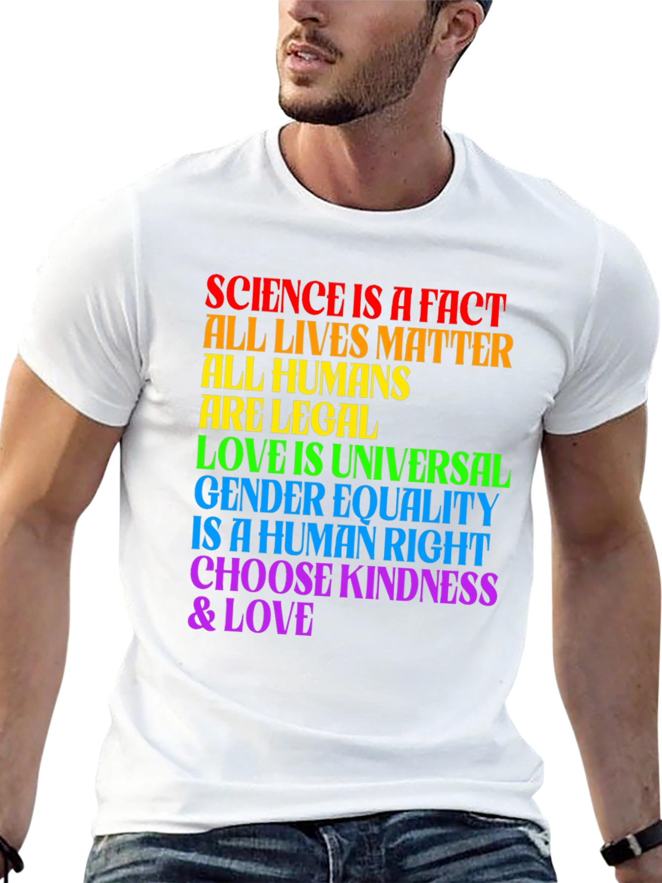 Inclusivity T-Shirt: Science Love Equality