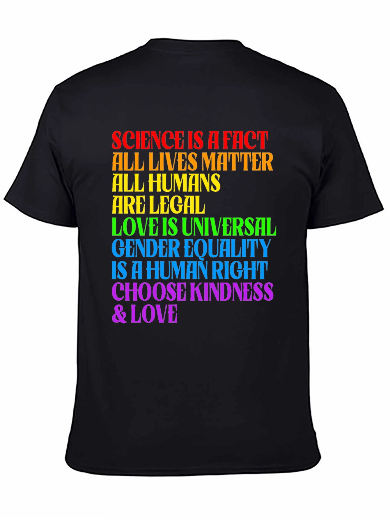 Inclusivity T-Shirt: Science Love Equality