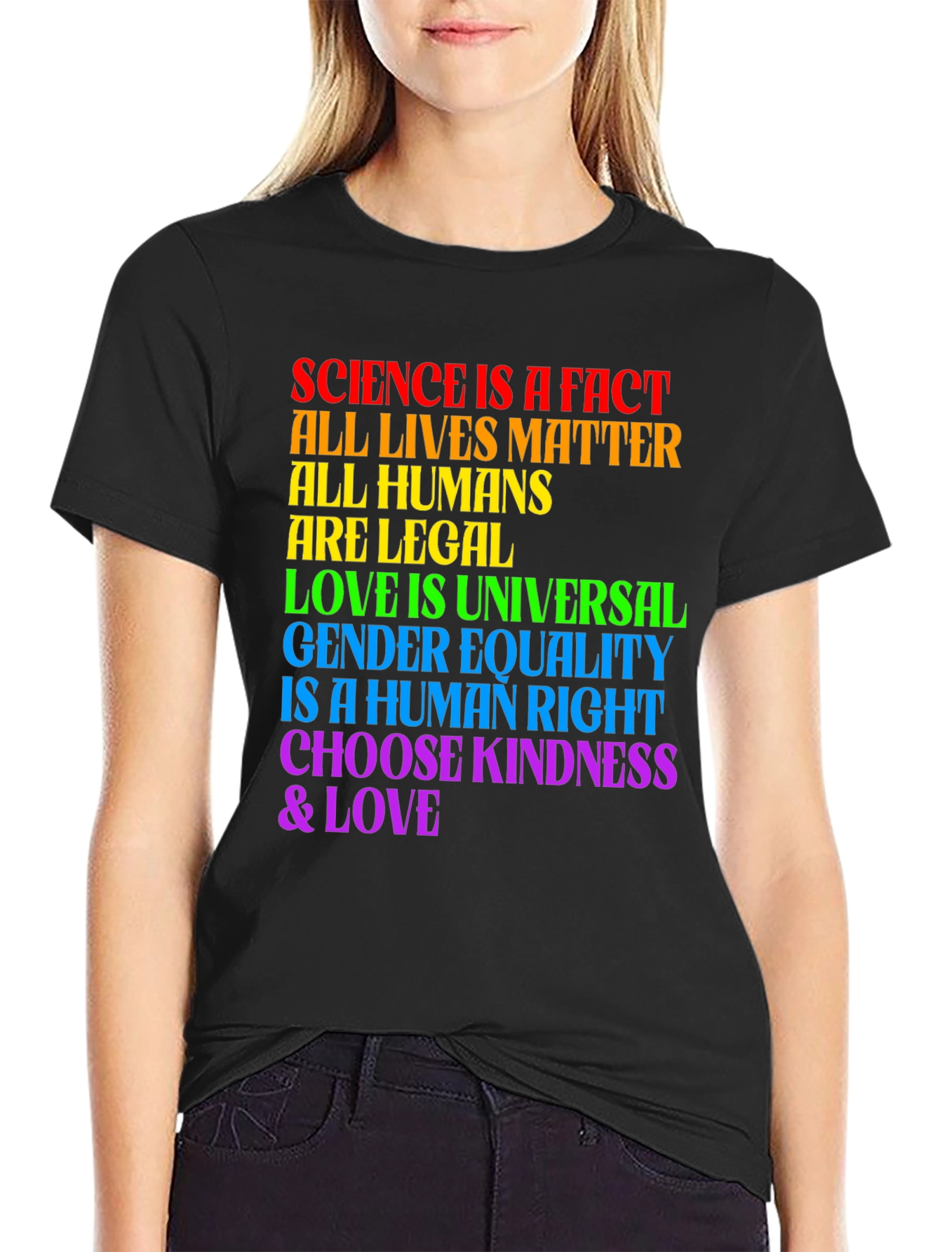 Inclusivity T-Shirt: Science Love Equality
