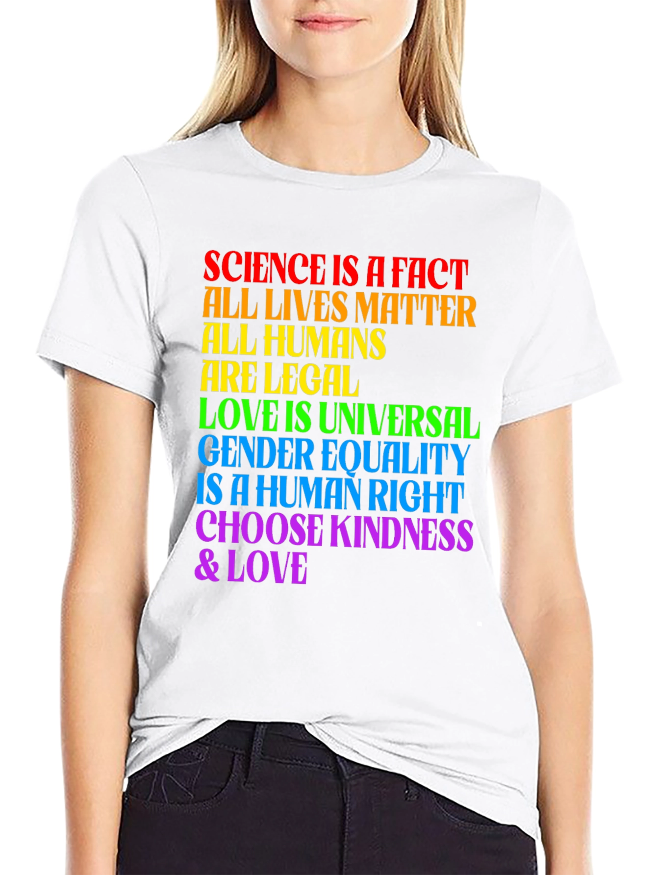 Inclusivity T-Shirt: Science Love Equality