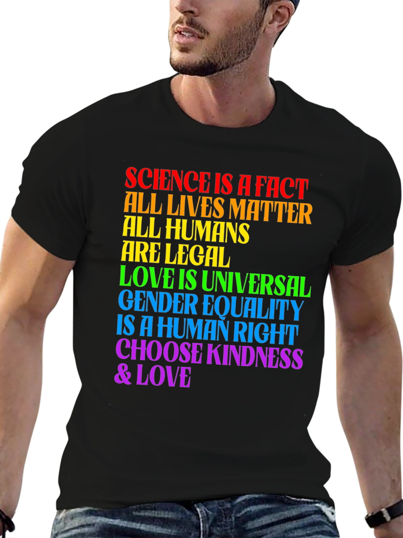 Inclusivity T-Shirt: Science Love Equality
