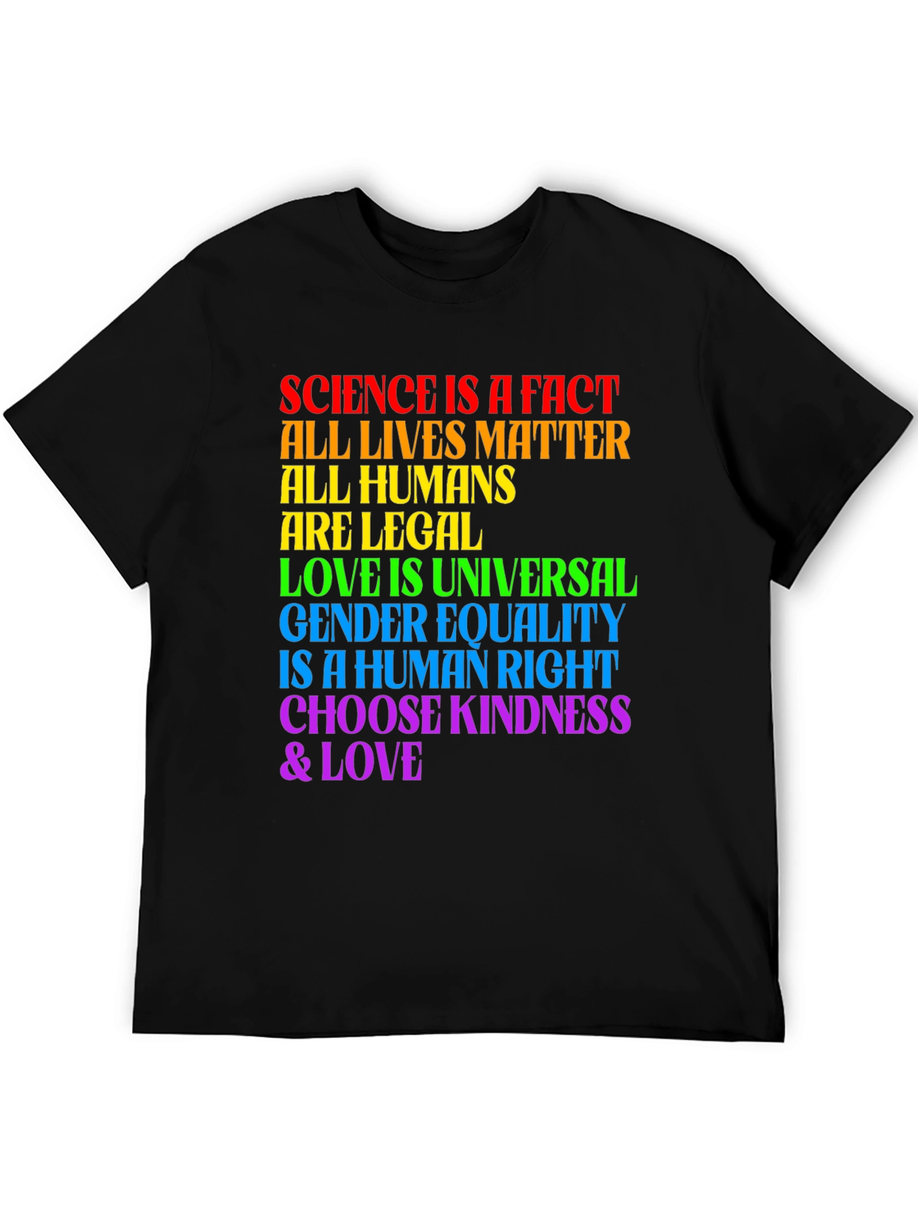 Inclusivity T-Shirt: Science Love Equality