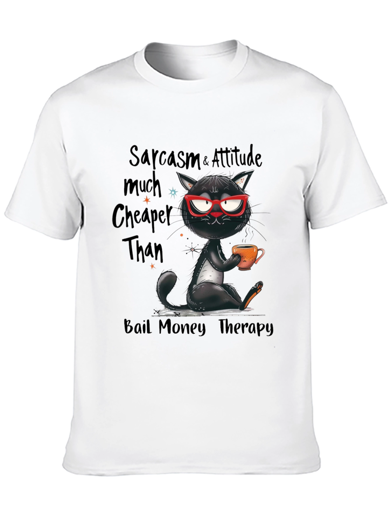 Sarcasm & Attitude Cat T-Shirt