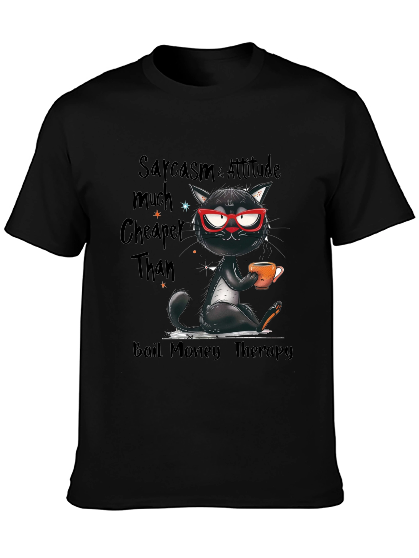 Sarcasm & Attitude Cat T-Shirt