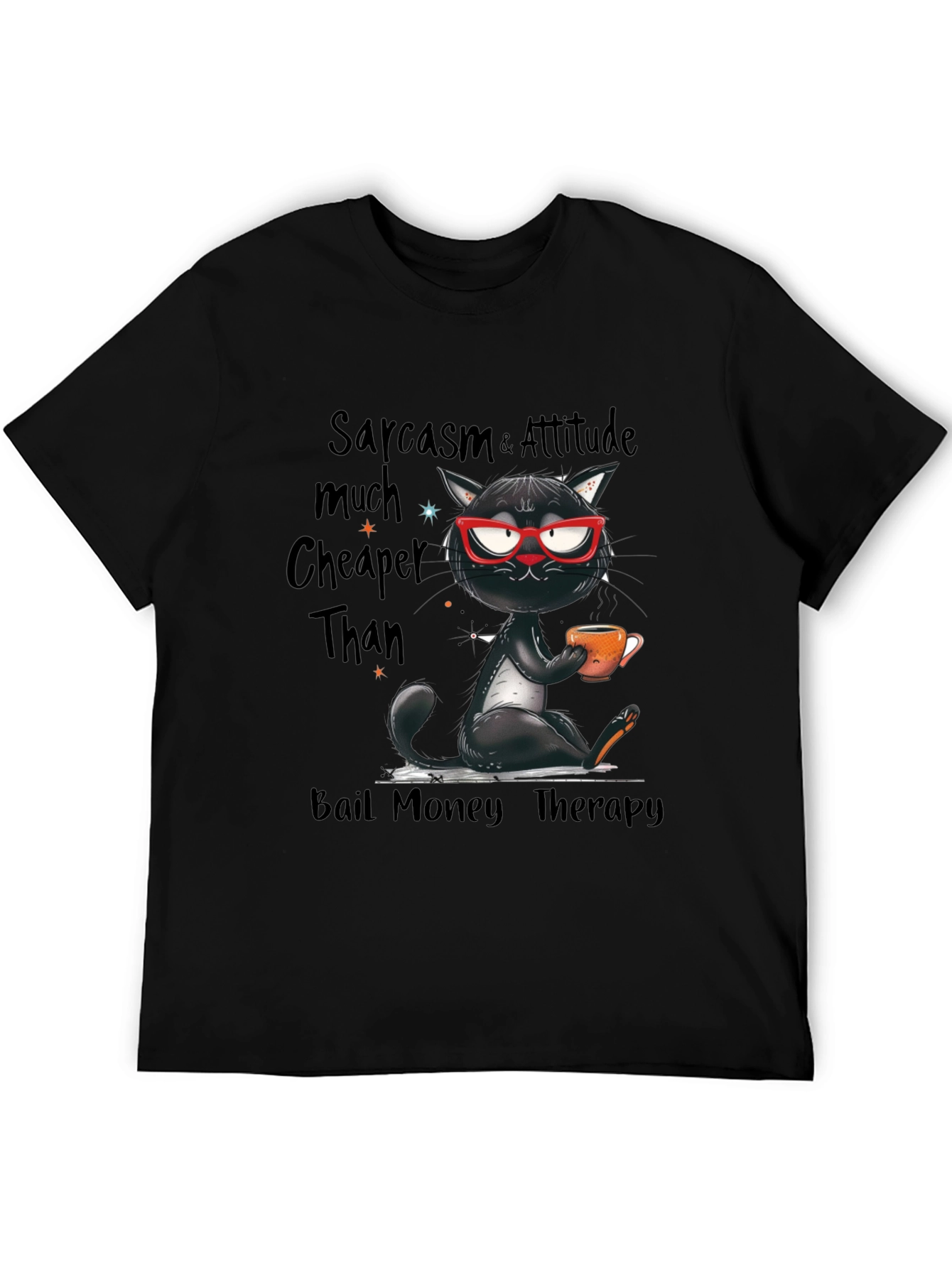 Sarcasm & Attitude Cat T-Shirt