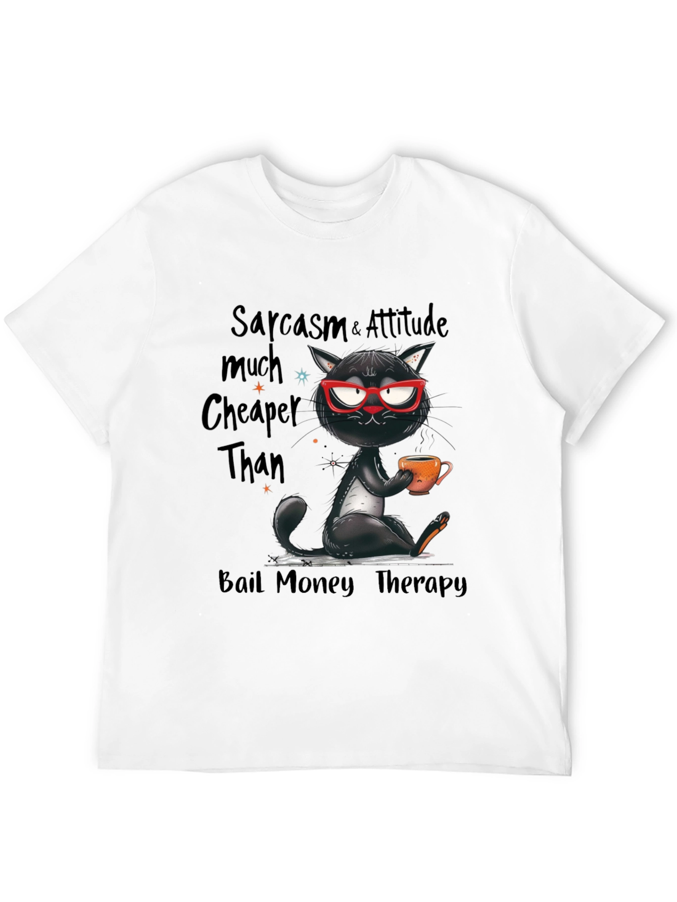 Sarcasm & Attitude Cat T-Shirt