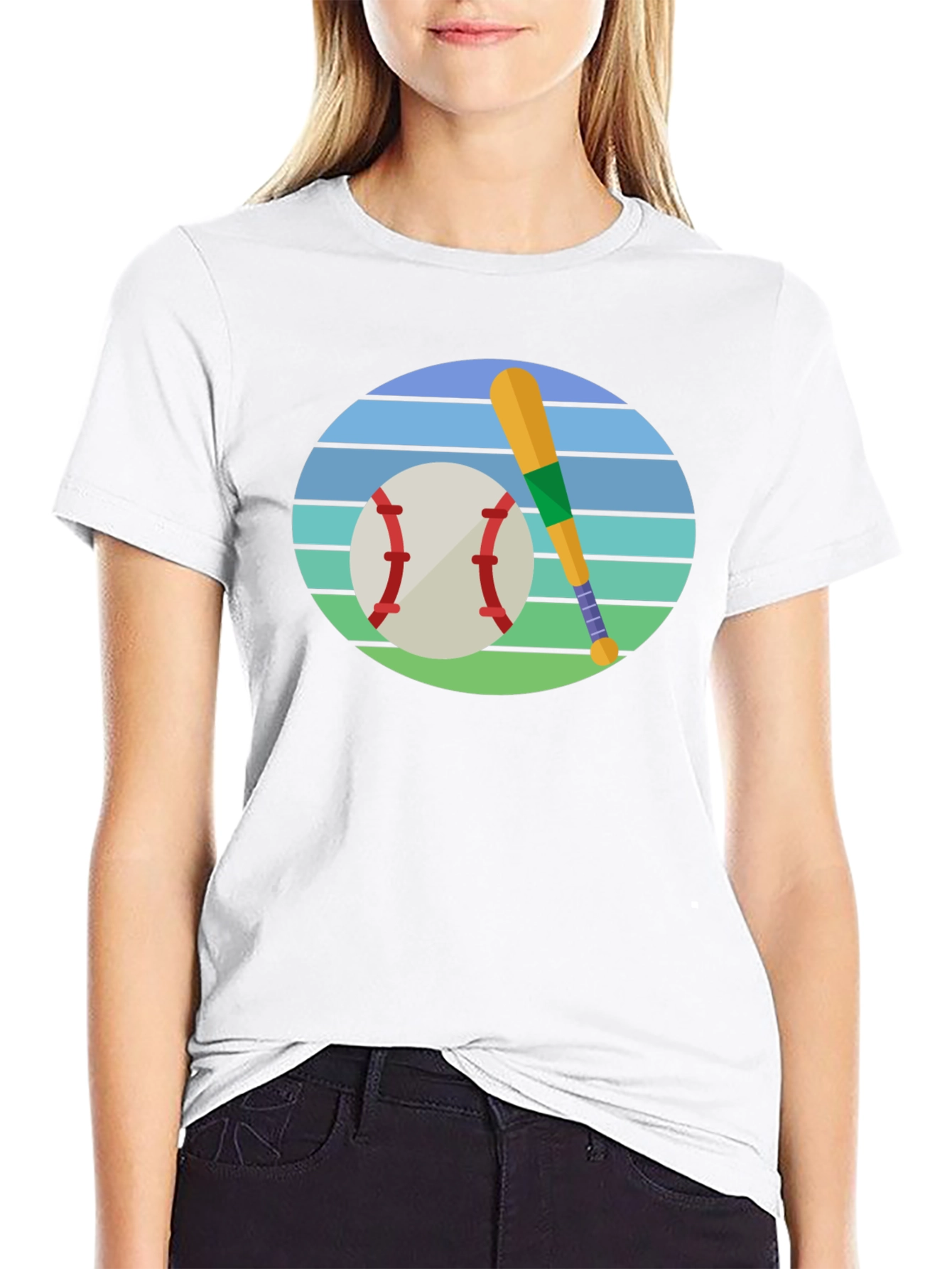 Baseball & Bat Graphic Tee