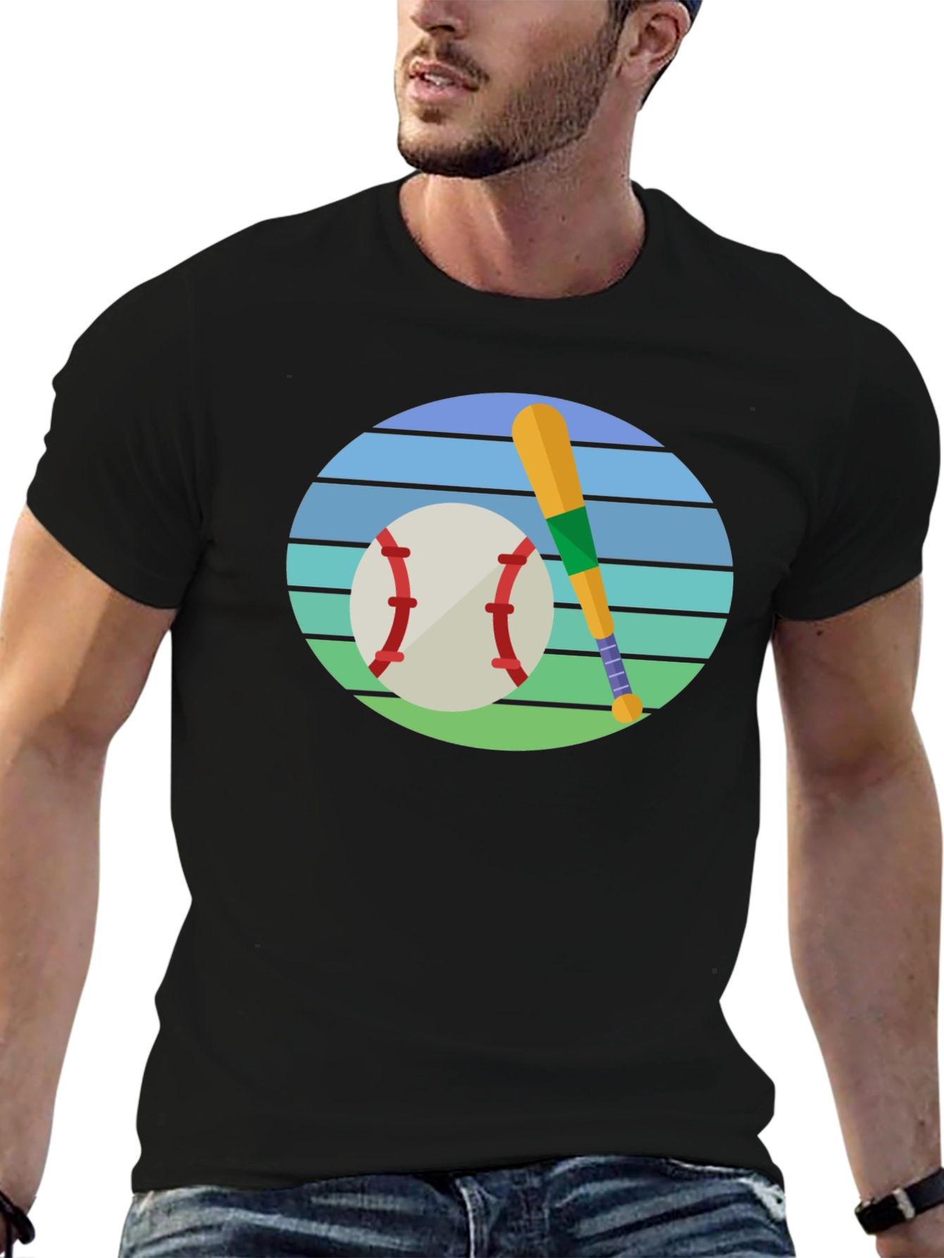 Baseball & Bat Graphic Tee