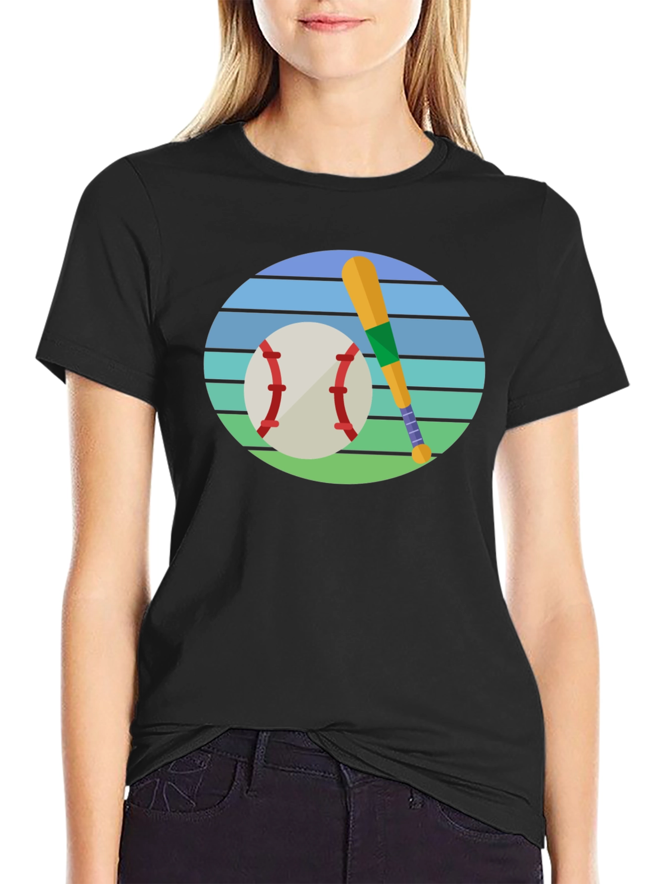 Baseball & Bat Graphic Tee