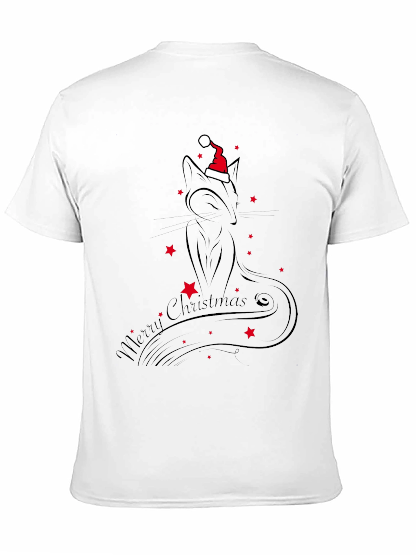 Festive Cat Christmas T-Shirt