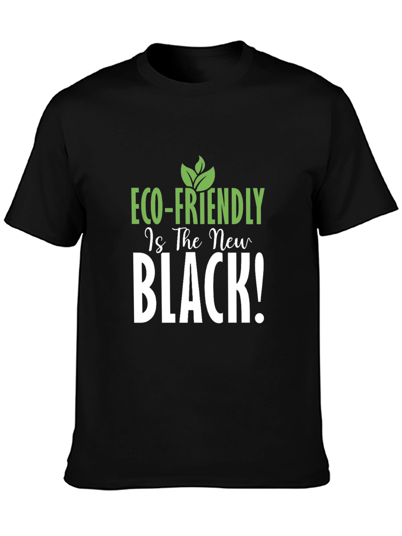 Eco-Friendly New Black T-Shirt