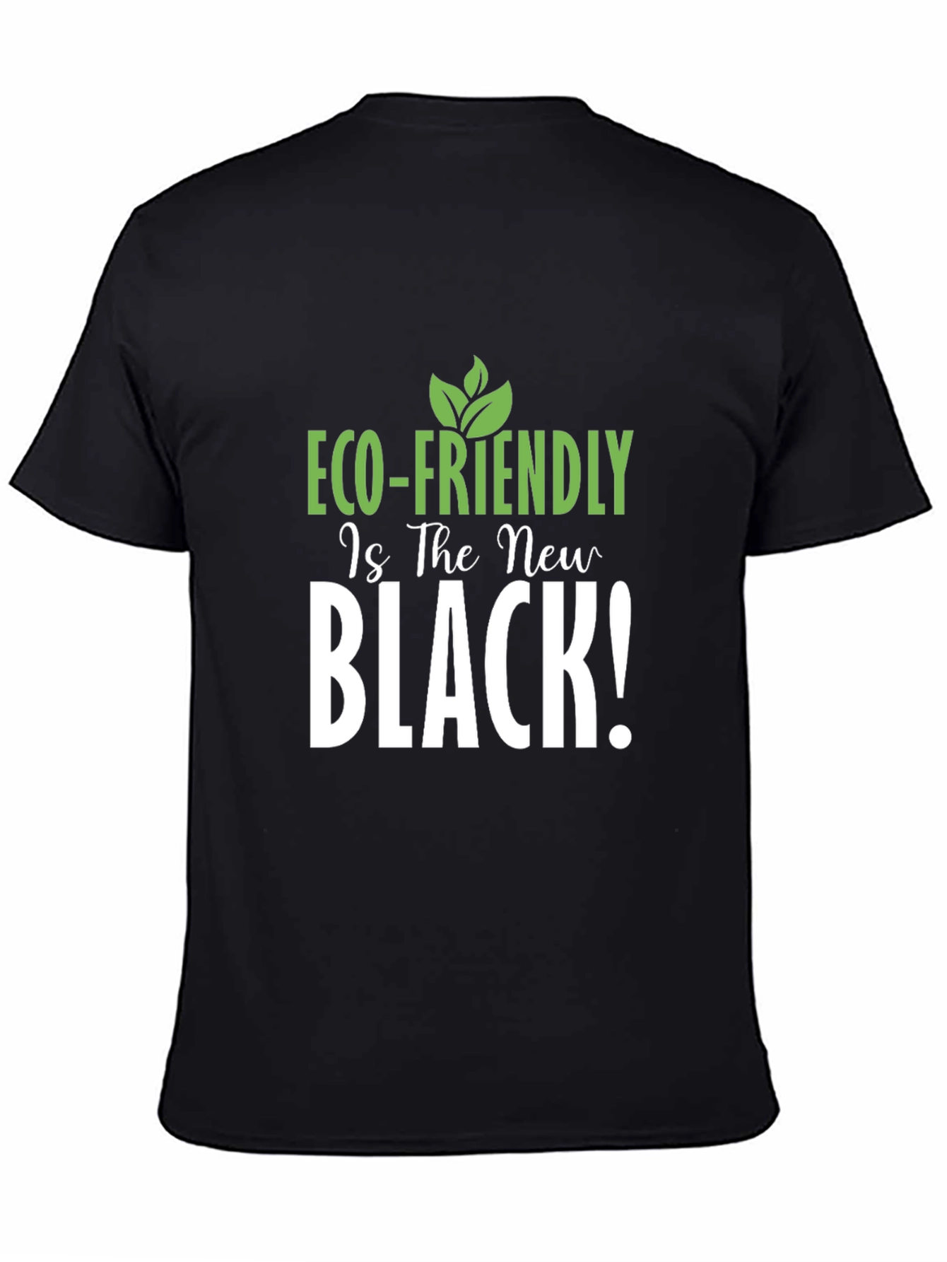 Eco-Friendly New Black T-Shirt