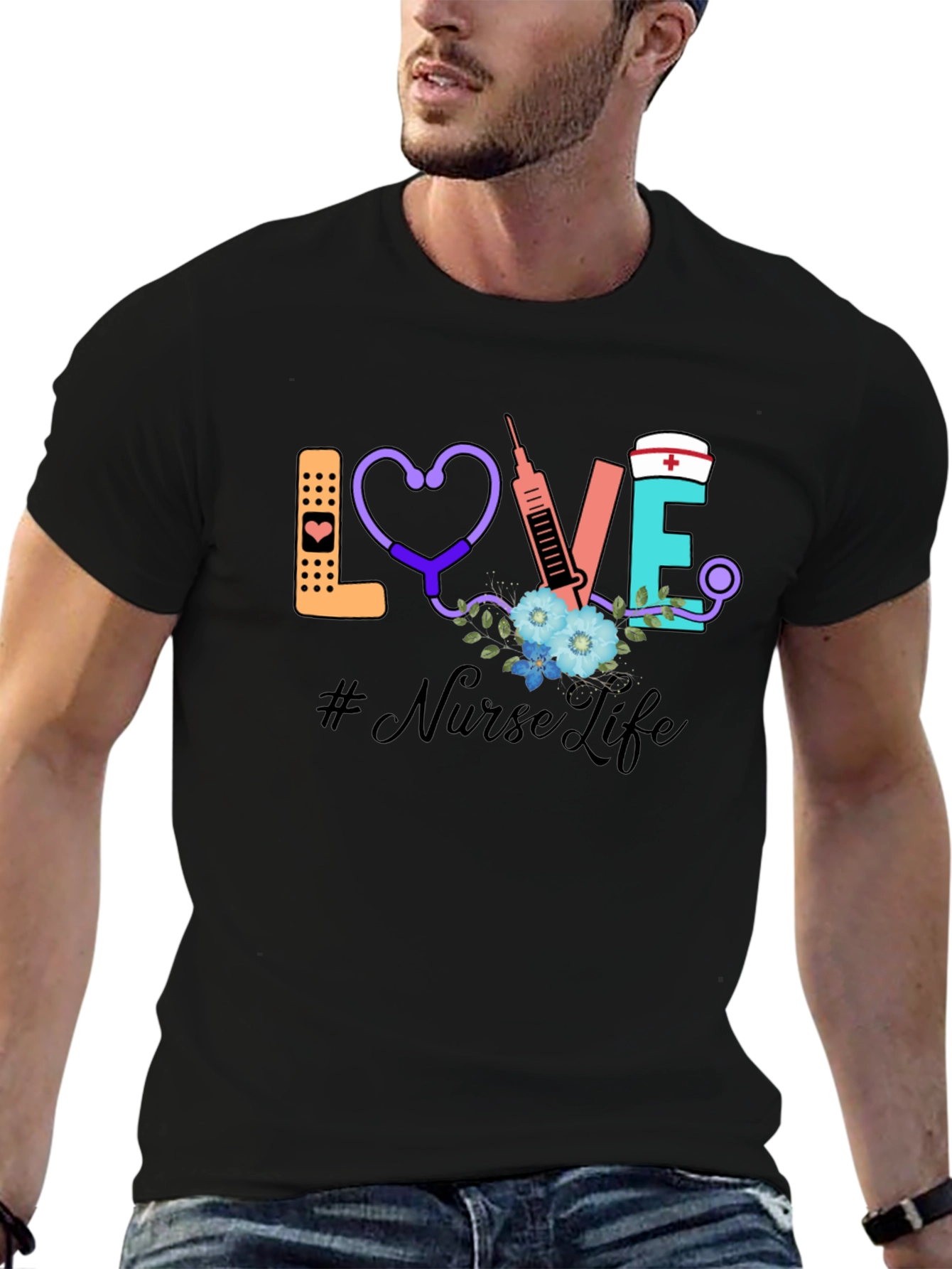 Nurse Life Graphic T-Shirt