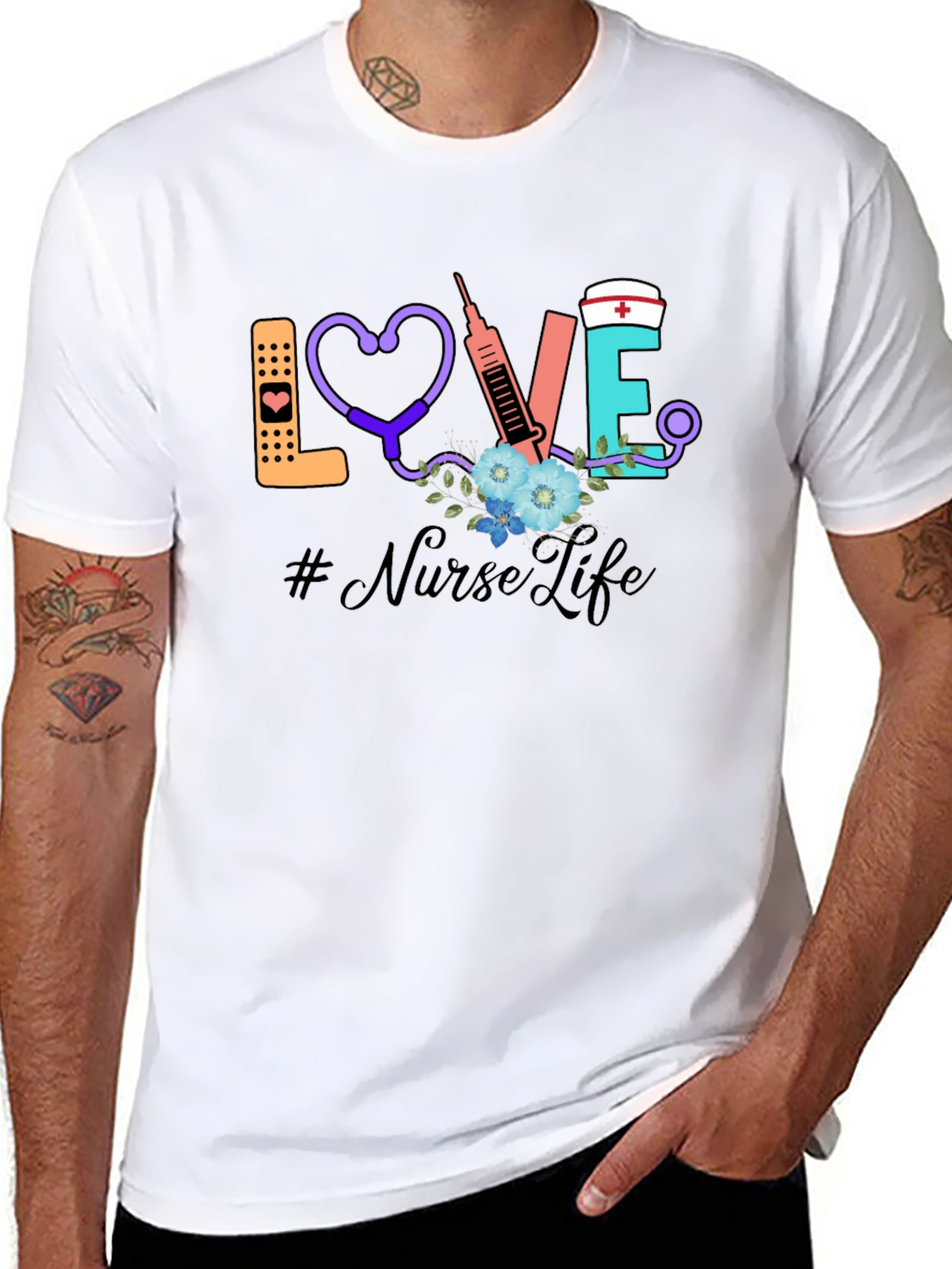 Nurse Life Graphic T-Shirt