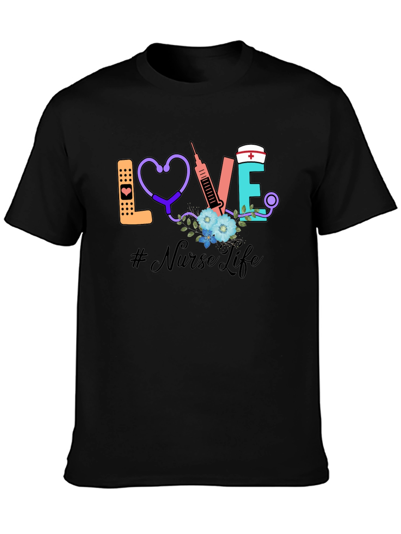 Nurse Life Graphic T-Shirt