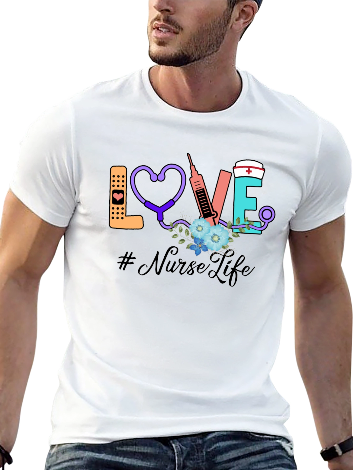 Nurse Life Graphic T-Shirt