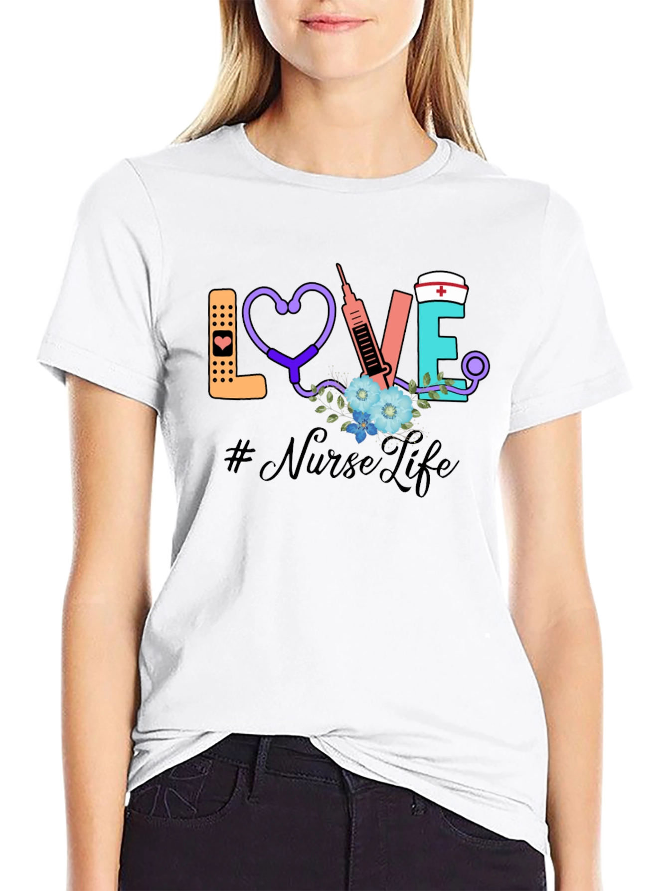 Nurse Life Graphic T-Shirt
