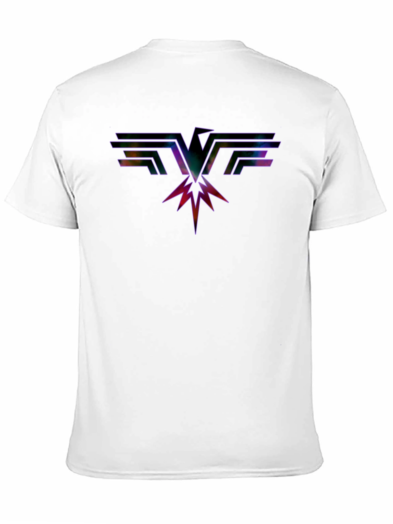 Retro Rock Eagle Graphic Black T-Shirt