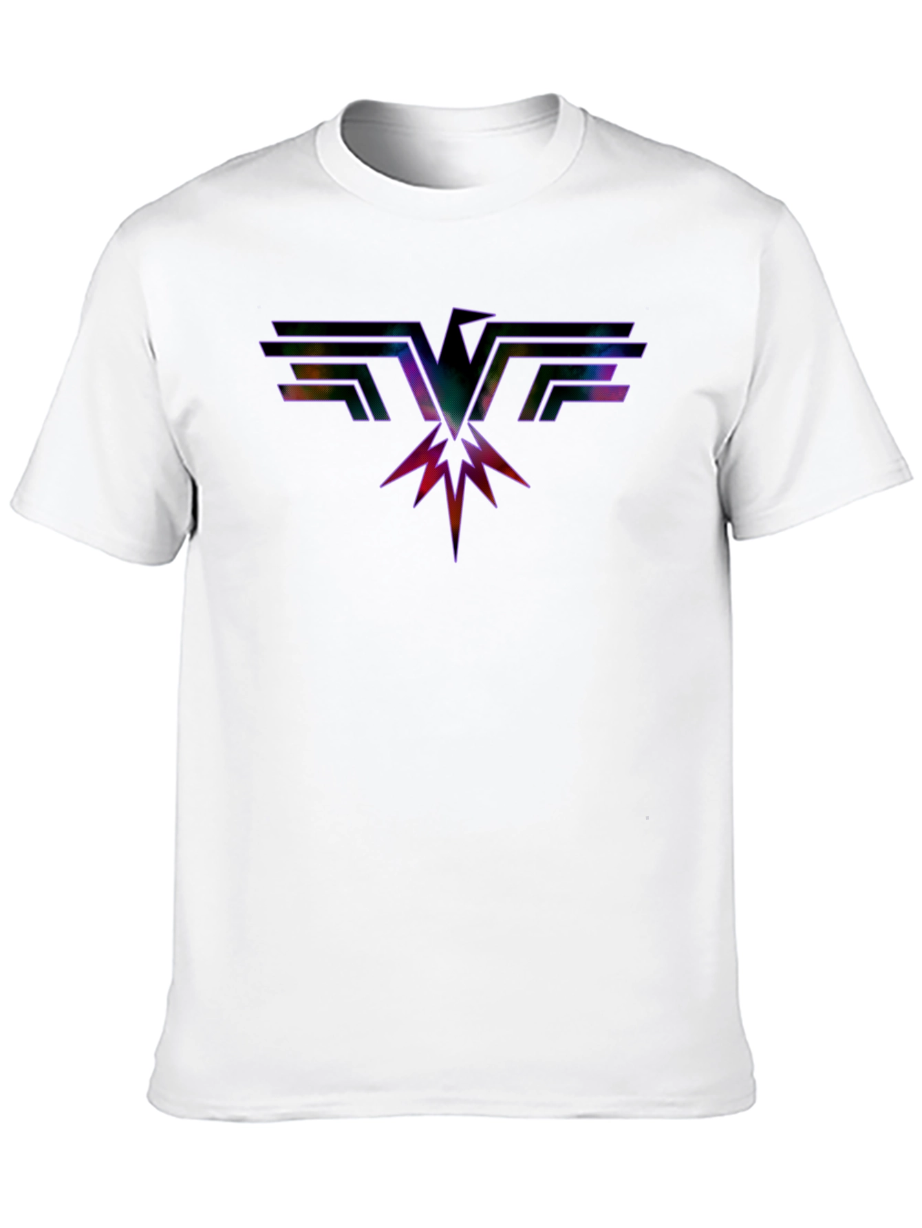 Retro Rock Eagle Graphic Black T-Shirt
