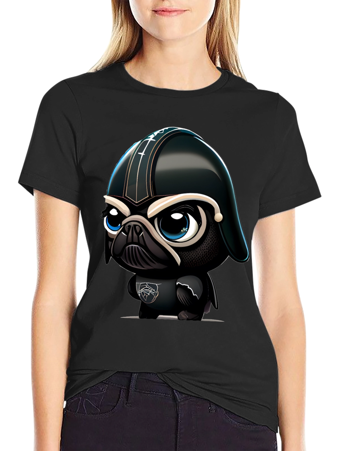 Darth Pug T-Shirt - Funny Star Wars Dog Tee
