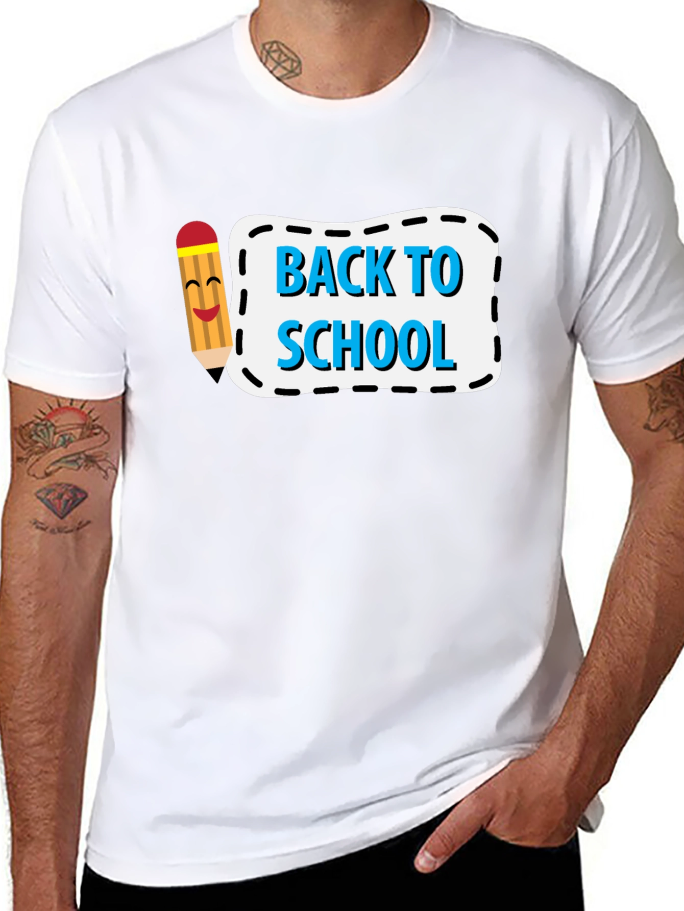 Back to School T-Shirt - Cute Pencil Graphic Tee