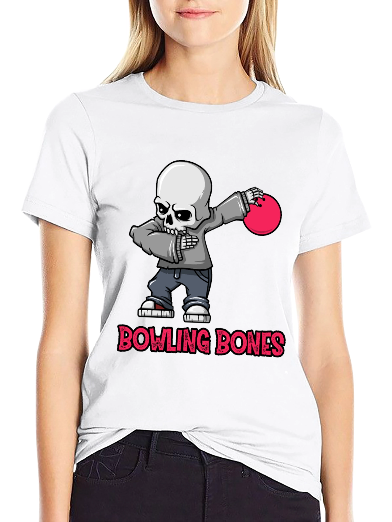 Bowling Bones Skeleton T-Shirt