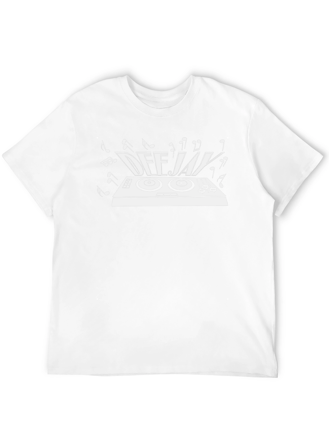 DJ Turntable Graphic Black T-Shirt