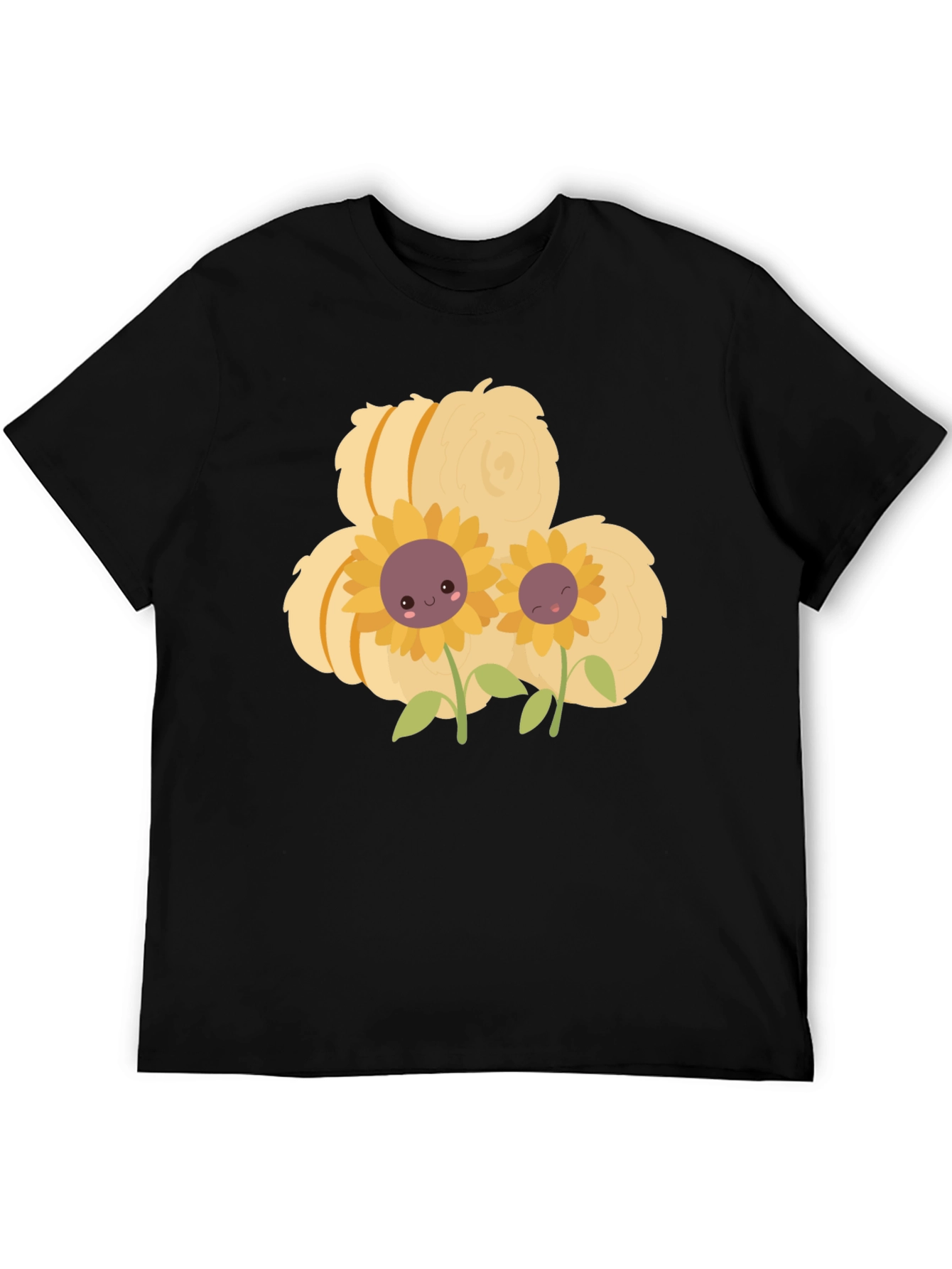 Cute Cartoon Sunflower T-Shirt