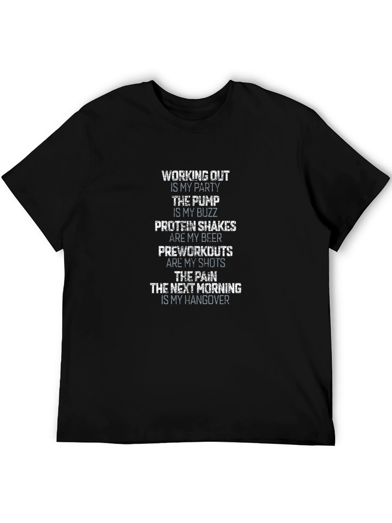 Workout Lifestyle T-Shirt - Gym Party Tee