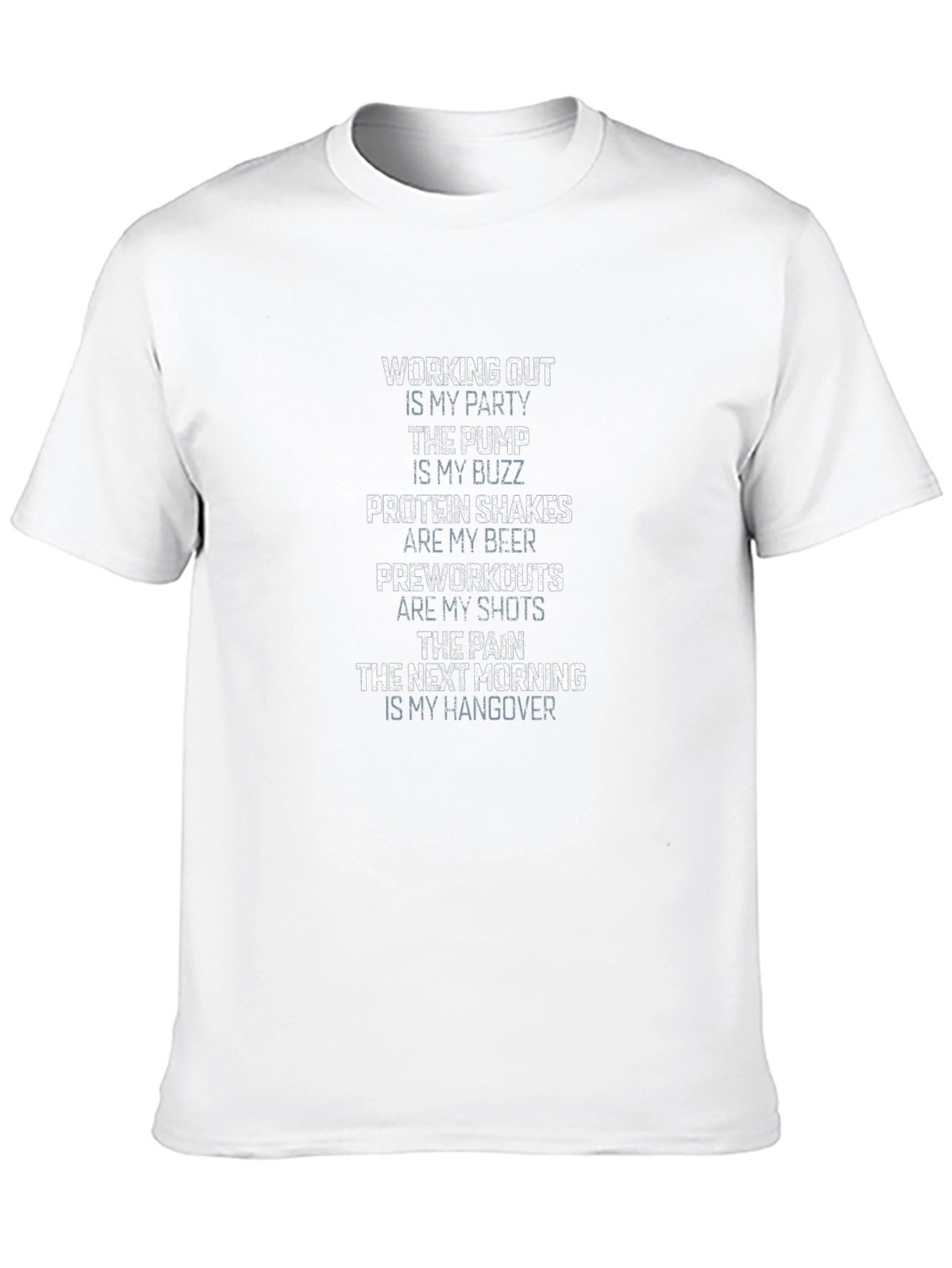 Workout Lifestyle T-Shirt - Gym Party Tee