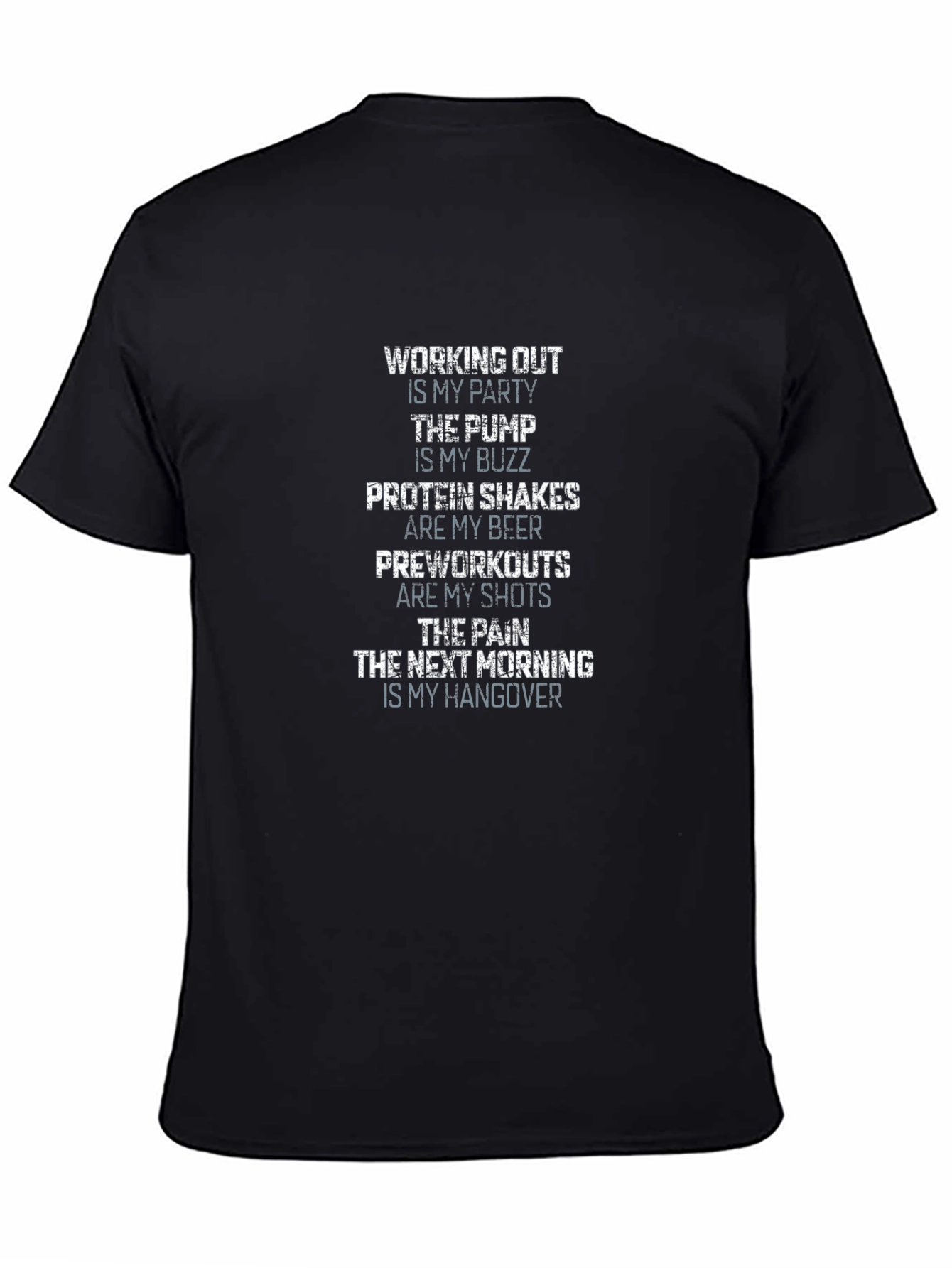 Workout Lifestyle T-Shirt - Gym Party Tee