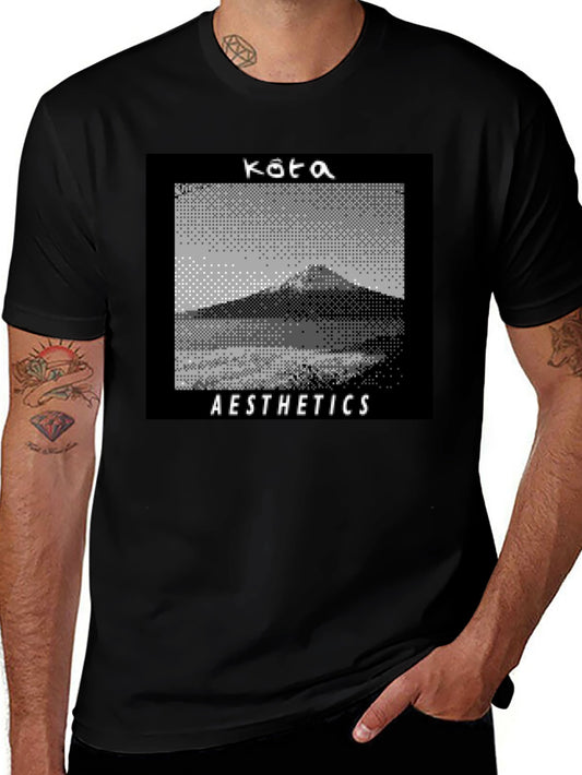 Kata Aesthetics Pixel Art Graphic Tee - Black