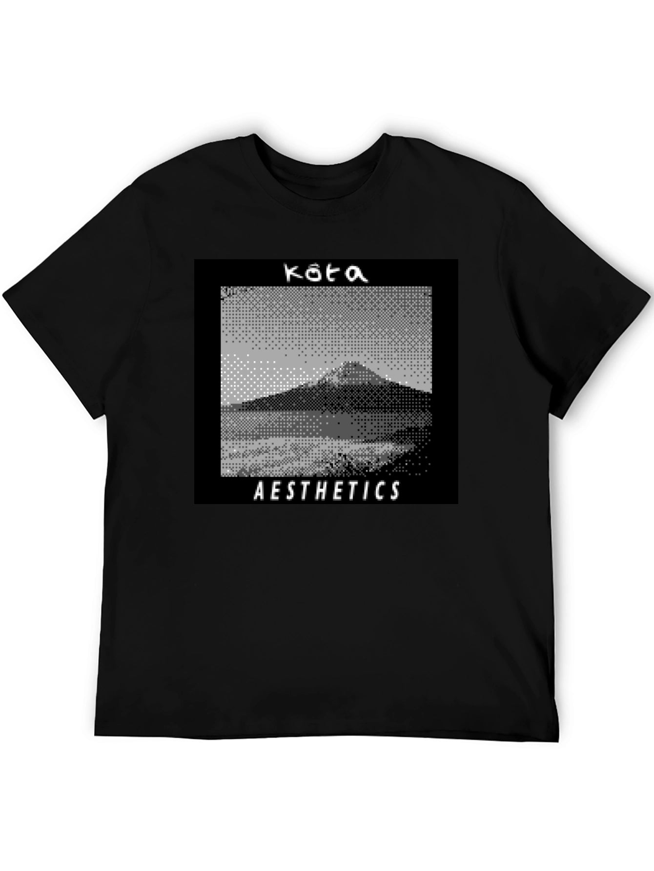 Kata Aesthetics Pixel Art Graphic Tee - Black
