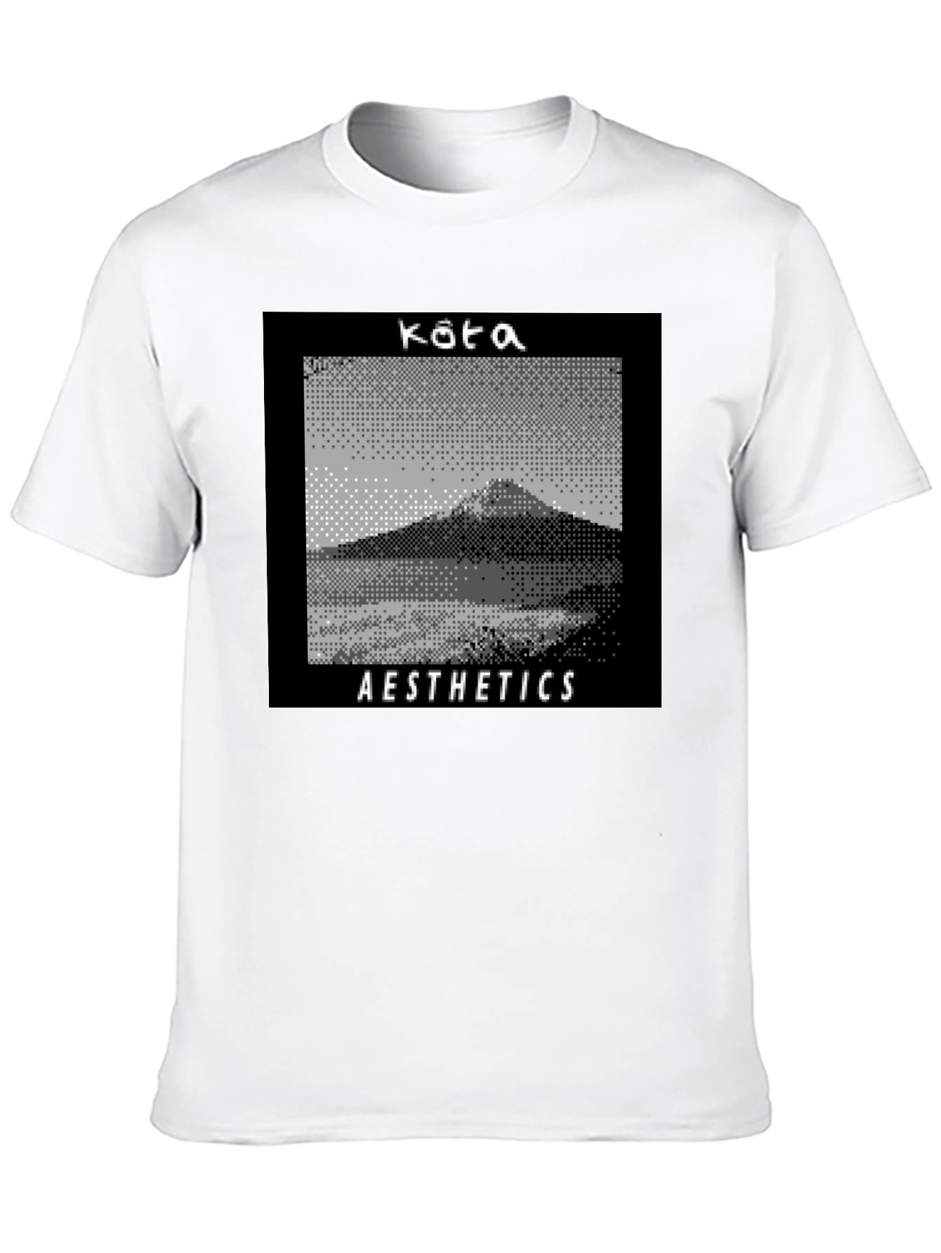 Kata Aesthetics Pixel Art Graphic Tee - Black