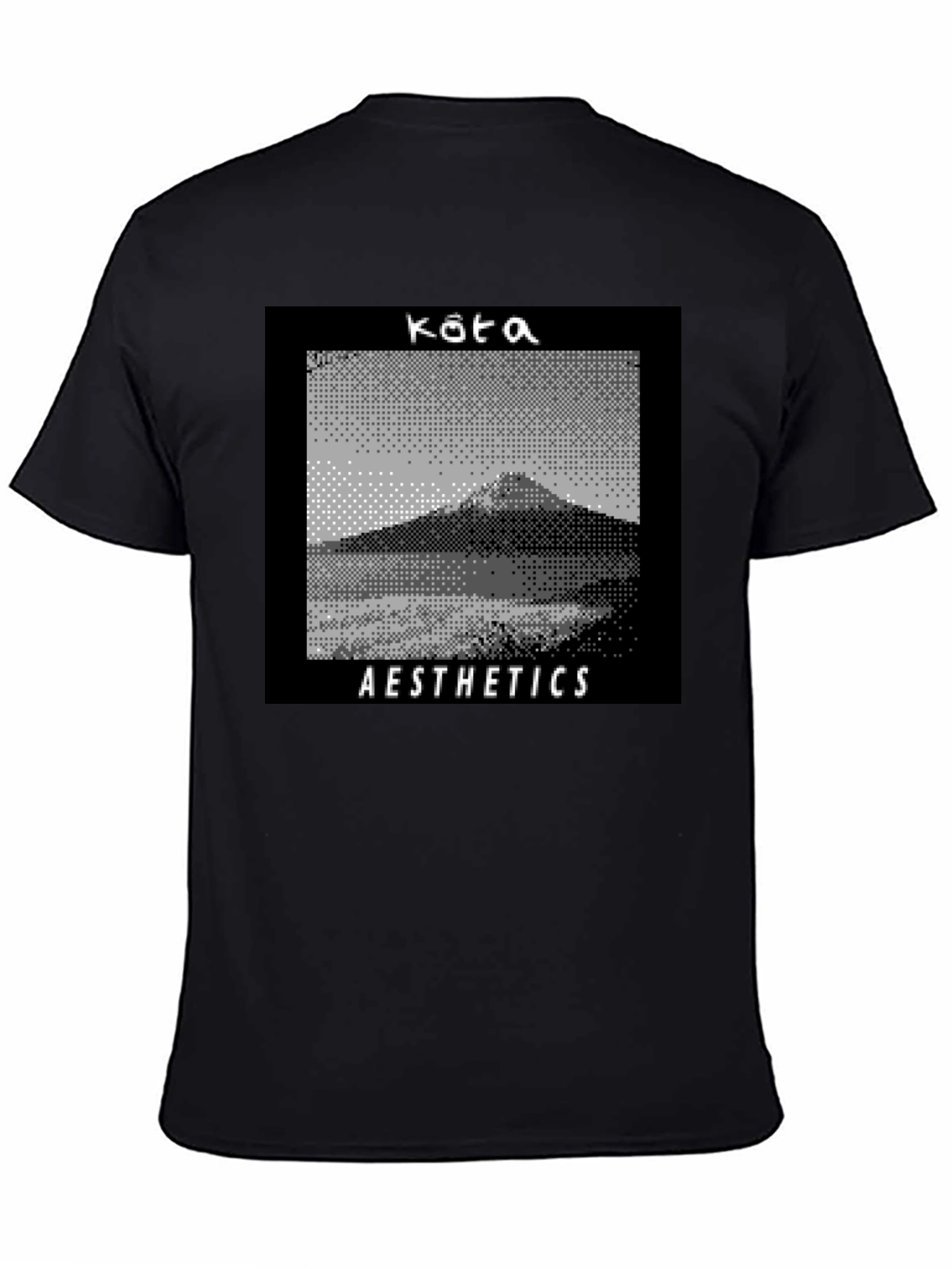 Kata Aesthetics Pixel Art Graphic Tee - Black