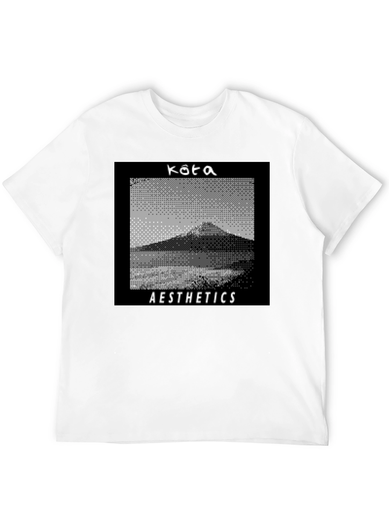 Kata Aesthetics Pixel Art Graphic Tee - Black