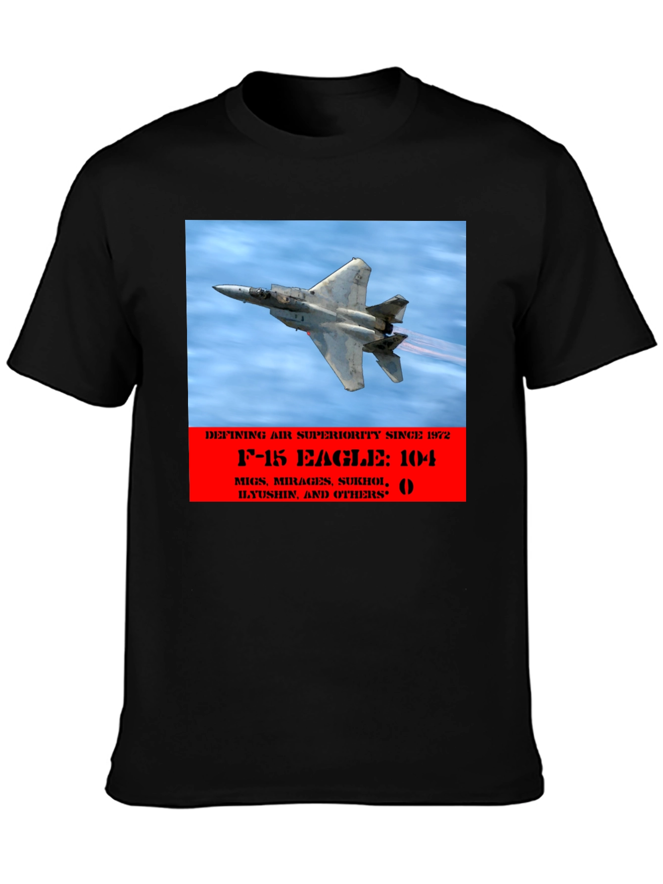 F-15 Eagle Air Superiority Black T-Shirt