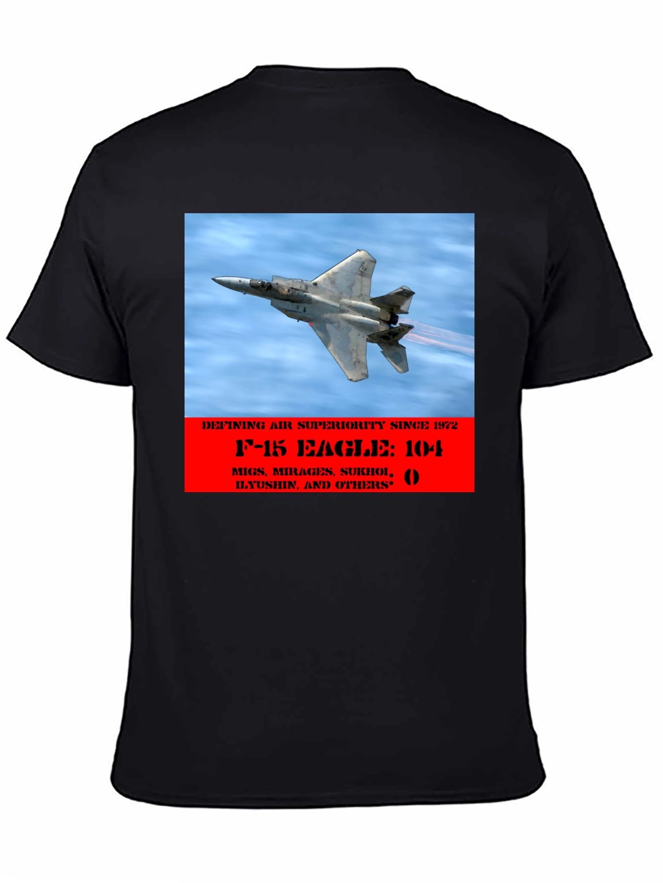 F-15 Eagle Air Superiority Black T-Shirt