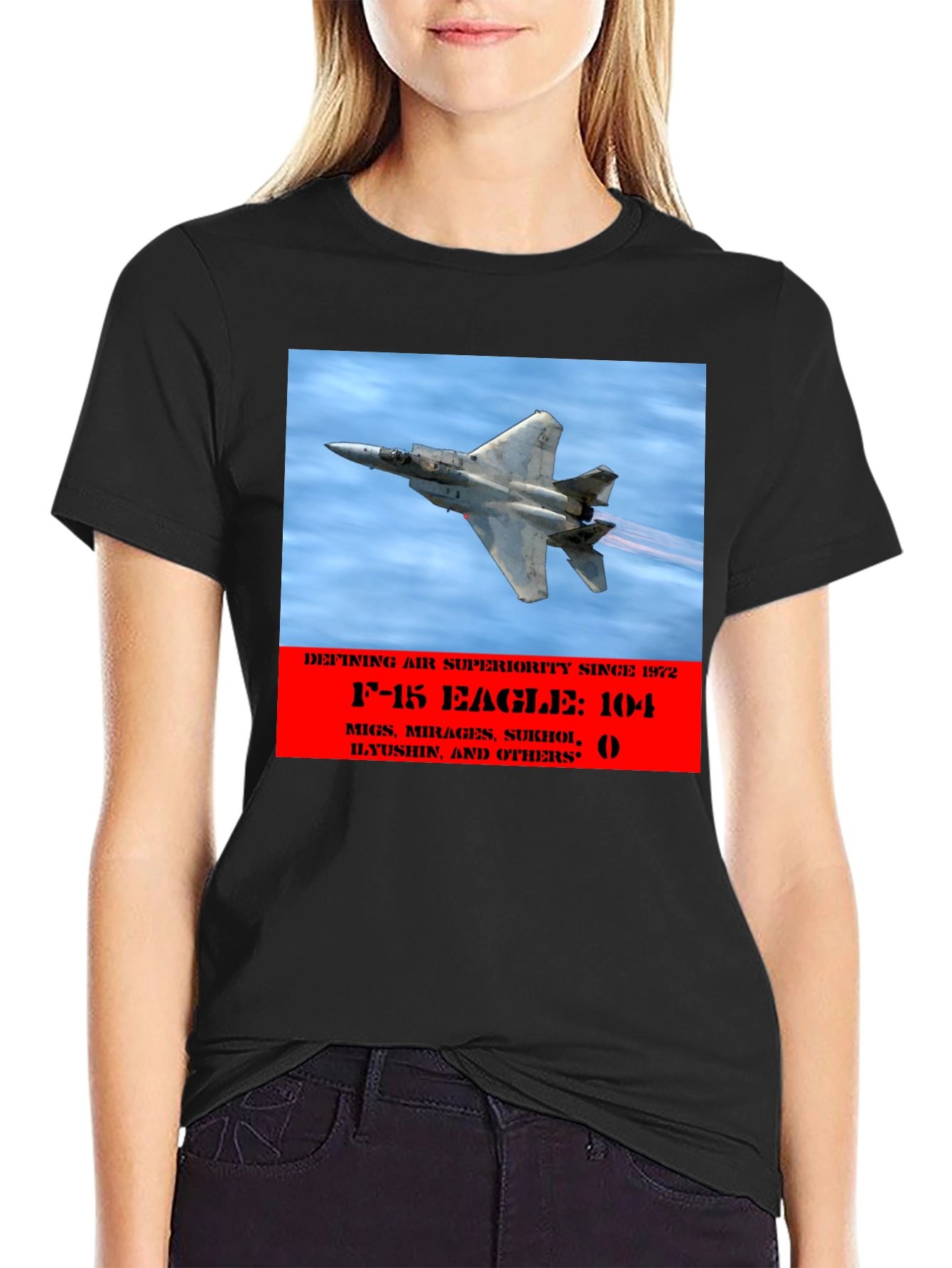 F-15 Eagle Air Superiority Black T-Shirt